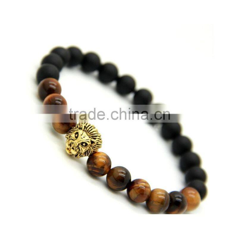 China factory religious cross stainless steel beads bracelets, elastic sideways stainless steel cross beads bracelets (QS-052)