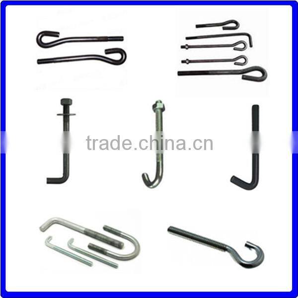 carbon steel Hot dip galvanized anchor bolts m6 m8 m10