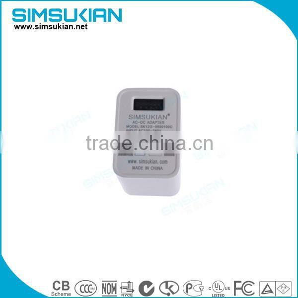 5V/2A AC DC Adapter 10W Wall Charger USB Charger, UL CE SAA KC PSE approved