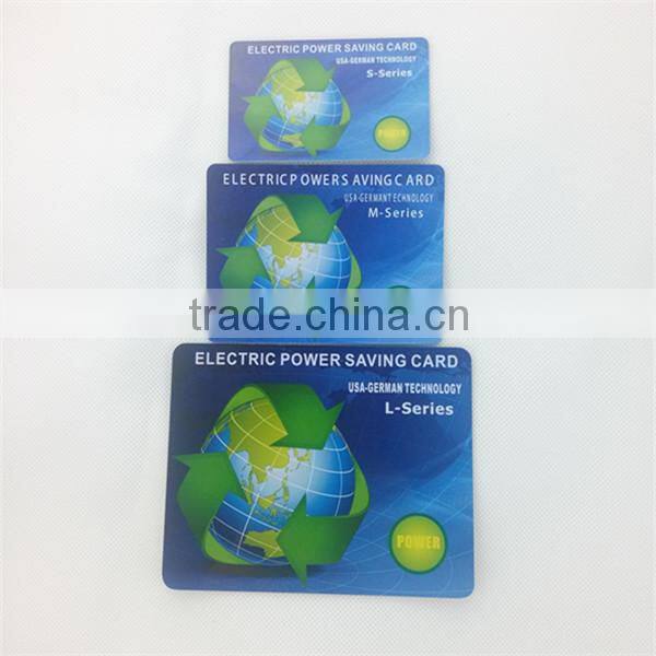 2016 new design electricity saving card with large in stock