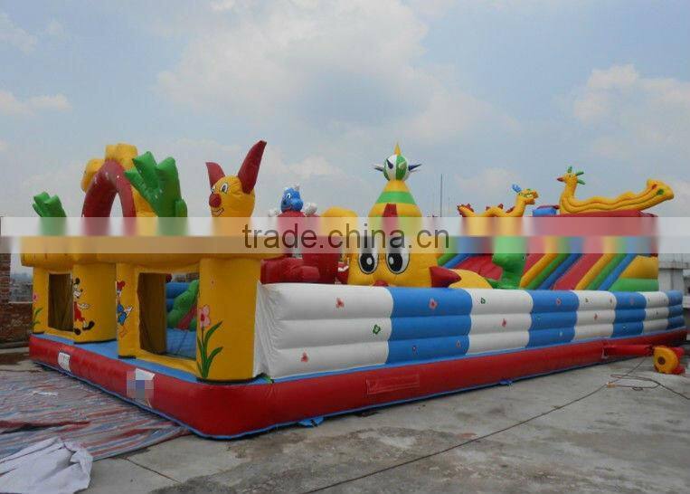 outdoor bouncy castle playrgound/inflatable jumping castle park