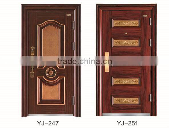 Steel single cold rolled outside/inside doors latest designs for sales