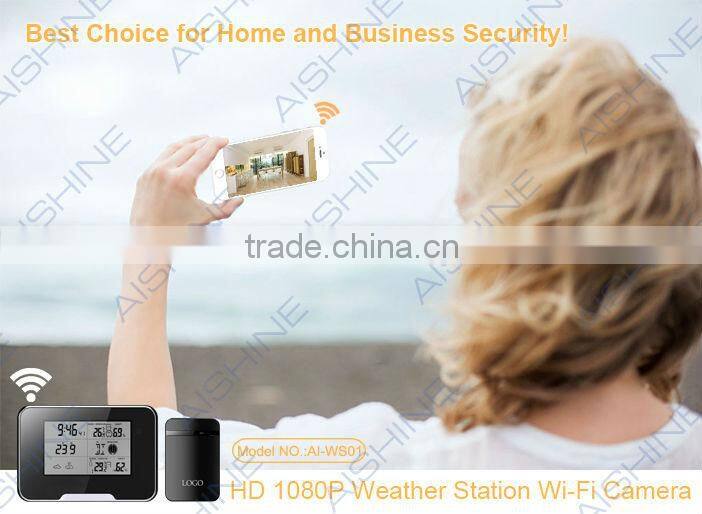 HD 1080P Wi-Fi Weather Station Camera for home and office security