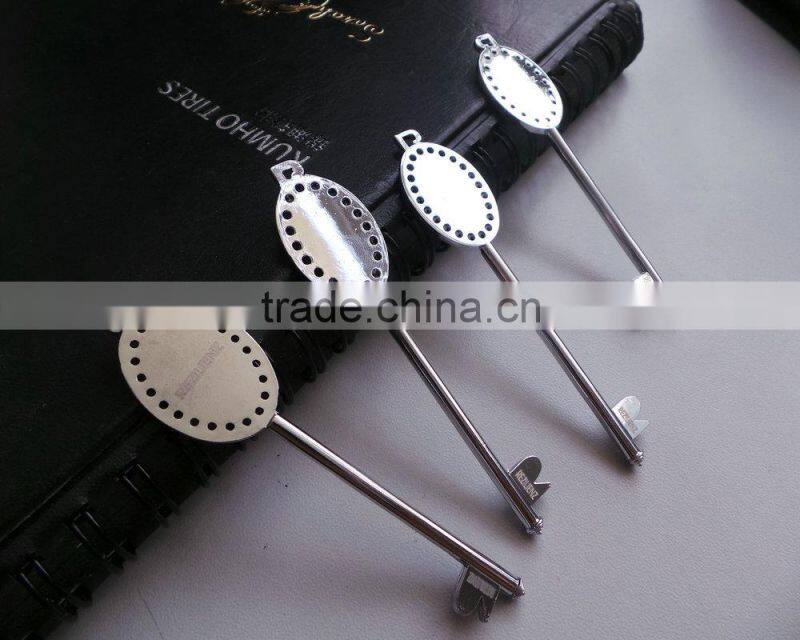 metal antique key shaped key chain,metal key tag