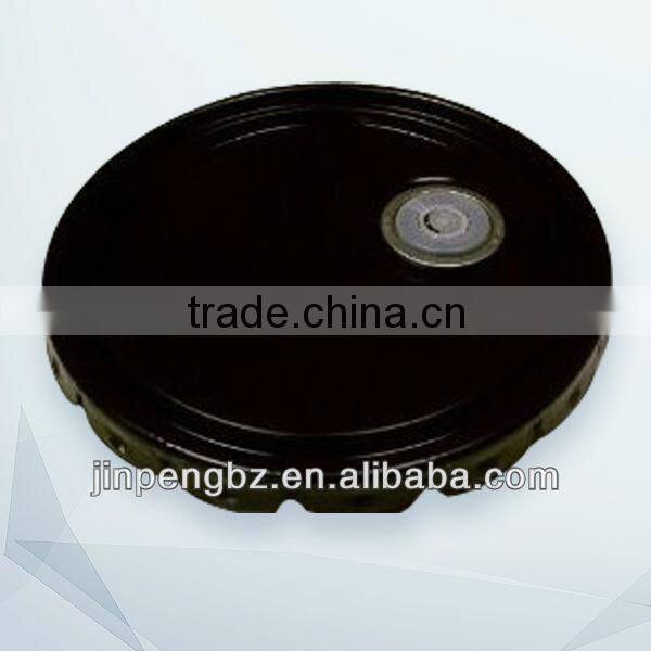 printed painting round metal can with lid