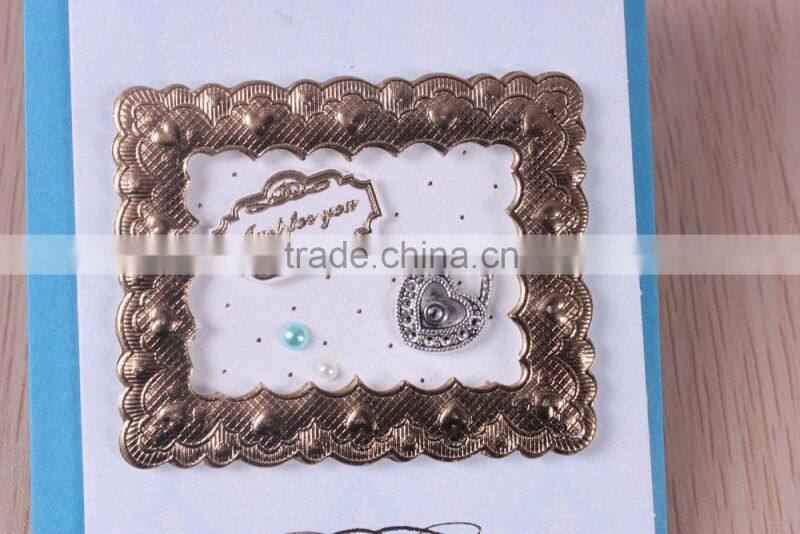 banquet 3D handmade anniversary greeting card