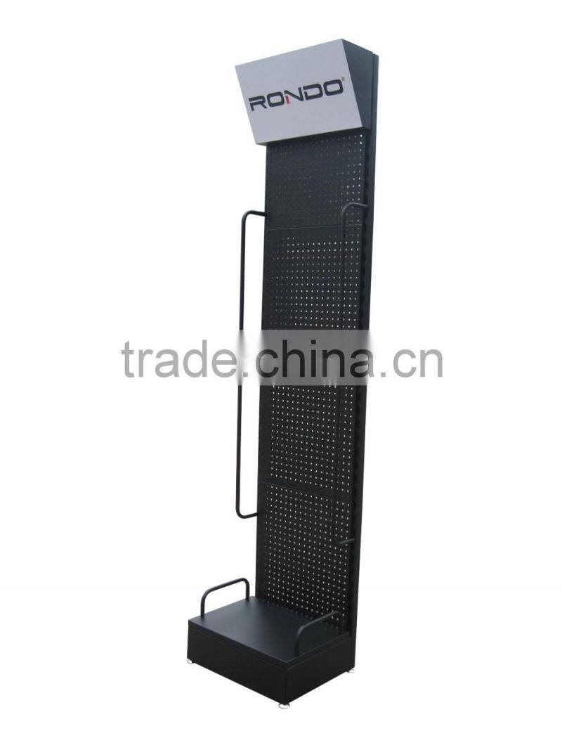 Power tools metal display,metal pegboard display stand,desktop metal display rack
