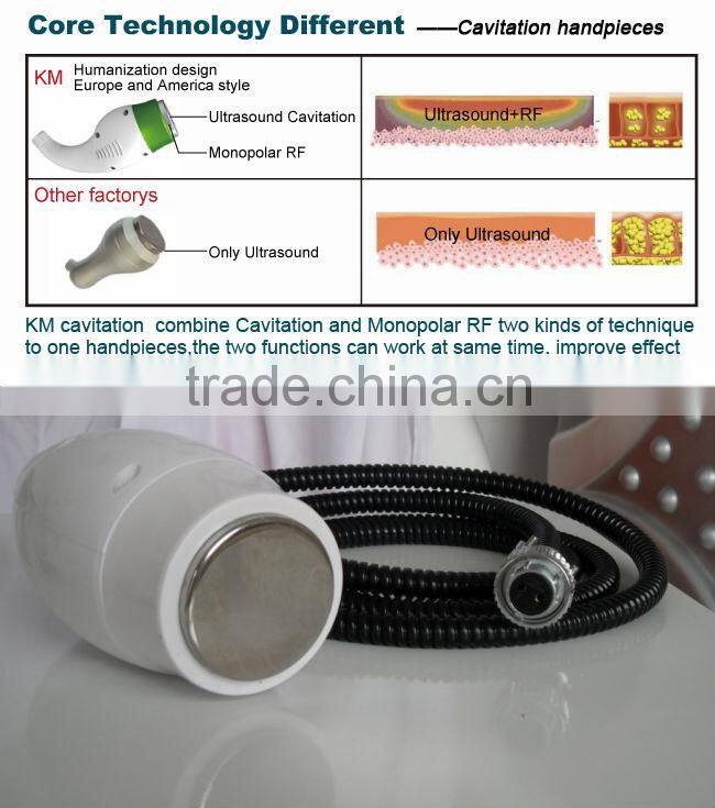 CE ISO TUV Approved Hot selling quick slim!weight loss beauty equipment rf cavitat