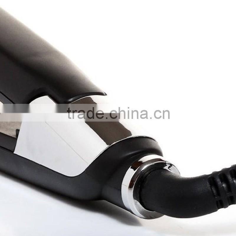 Beauty packaging hair Straightener/Flat iron/2 In 1 Hair straightener&Curling iron digital hair straightener