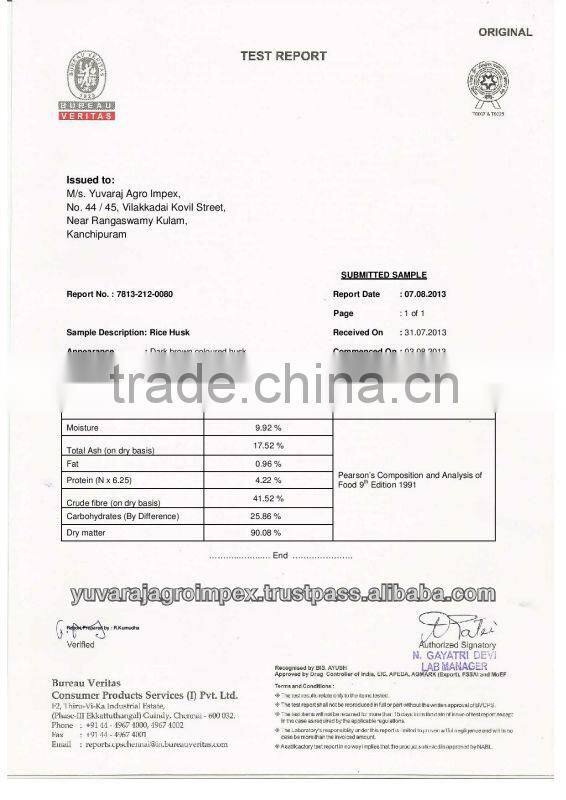 Rice Husk for Papers