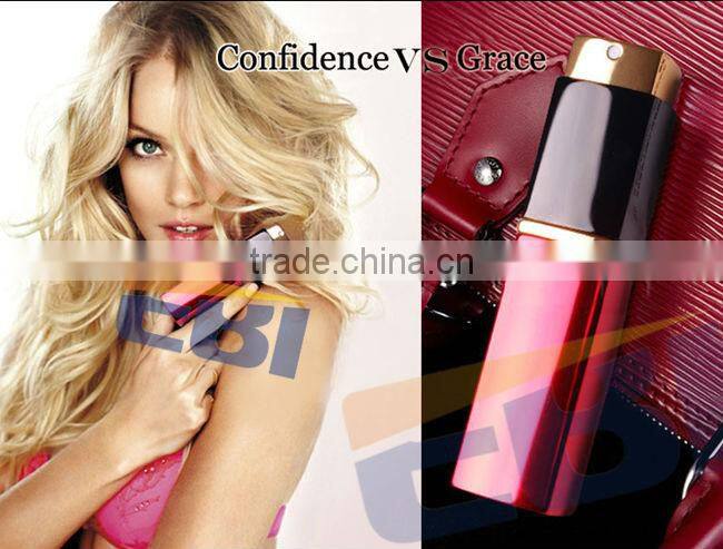 Small black aluminum lipstick case