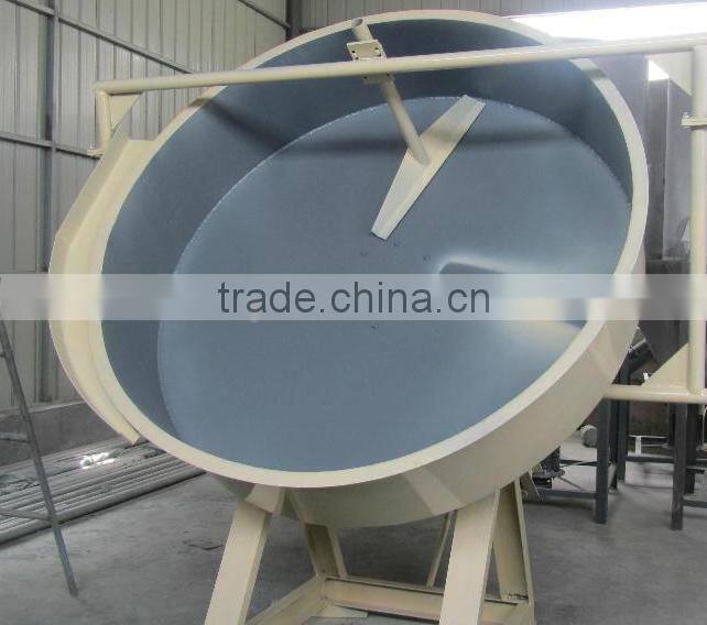 disk pelletizer for organic fertilizer