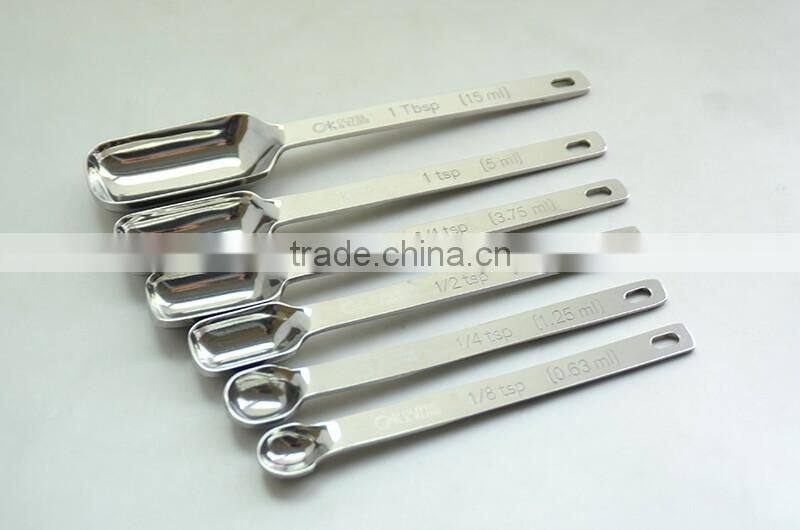 steel coffee scoop measuring spoon with logo