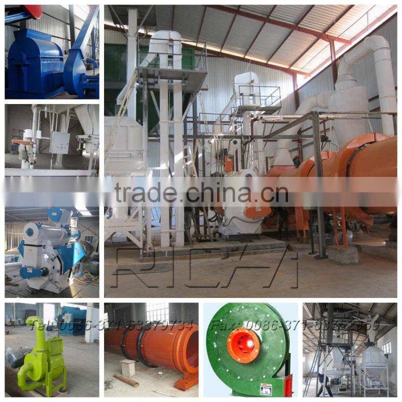 CE Approved Turn-key Biomass Pellet Plant / Wood Pellet Mill Supplier Henan Richi Machinery