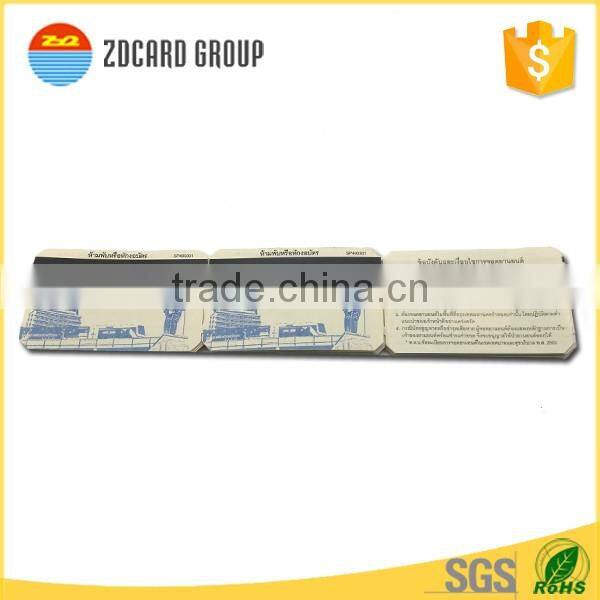 Roll RFID Metro Paper Ticket