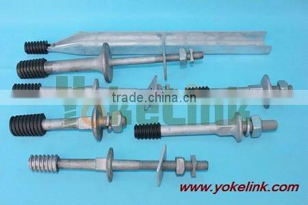 Line construction equipment insulator Crossarm pin Overhead power line fitting