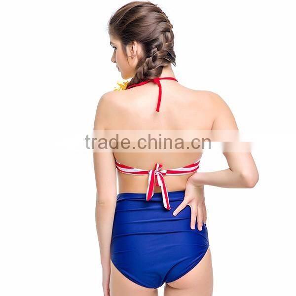 high waist fashion bathing wear 2017