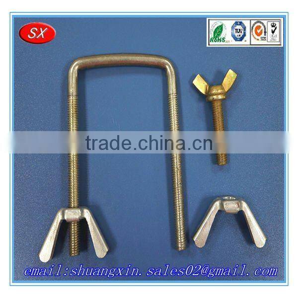 China manufacturer galvanized grade 10.9 u bolt,galvanized steel u bolts,metric square u bolts