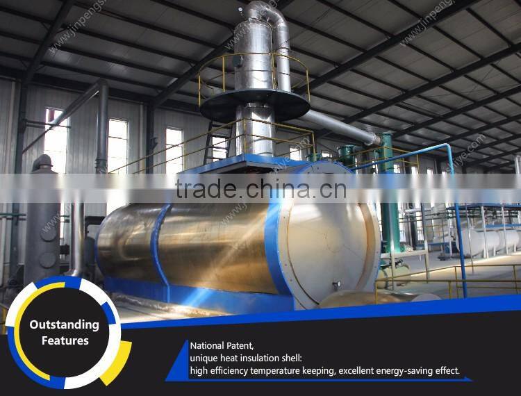 Hot Selling Waste Oil Distillation equipment with 90% Oil Yield