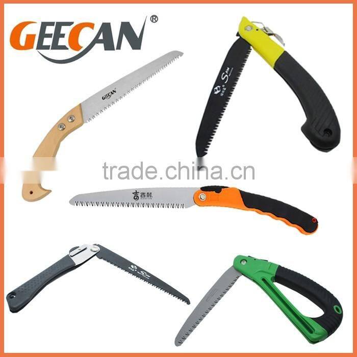 Customized tree pruning saw with plastic handle garden saw for cutting tree