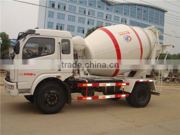 Best price 140hp Chinese 6 wheels small cement mixer 4m3