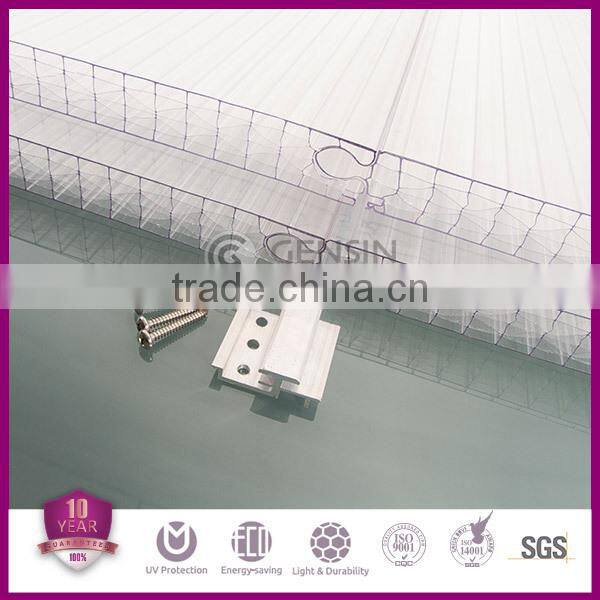 Plug Pattern Advanced design for Vertical Polycarbonate Wall/40mm Polycarbonate Sheet