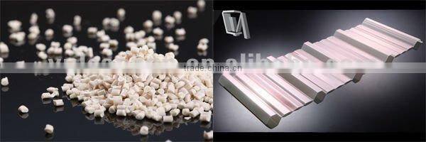 Polycarbonate Corrugated sheet (Pearly GREEN TRIMDEK)