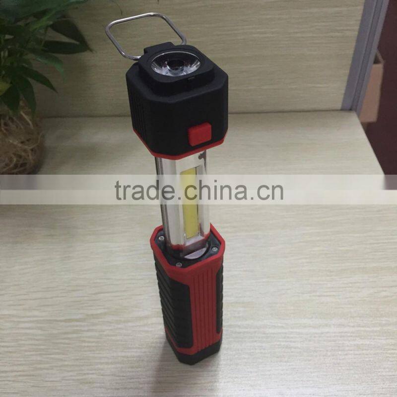 Scalable Slide Magnetic LED and COB Work Flash Light