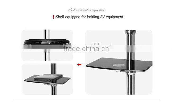 LCD LED TV Stand with Universal Mounting System Stainless Steel TV Stand