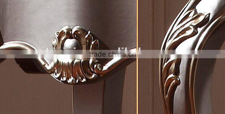 European Style Living Room Decorative Flower Shelf, Silver Solid Wood Jardiniere/Pergola (BF01-ML035)
