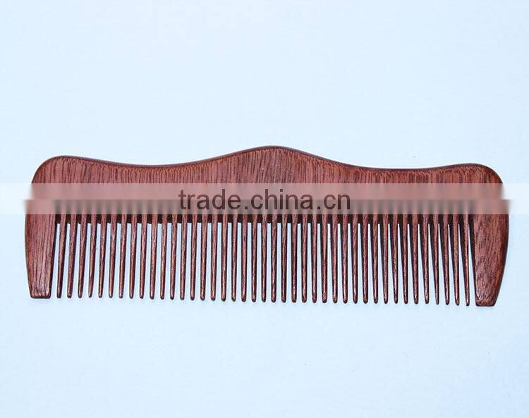 ortable Anti-static Health Care Hair Silky Peach Wooden Comb