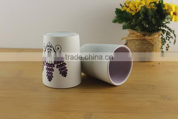 cheap votive customized print wedding decorative porcelain candle jars ceramic pillar tea light outdoor candle holders