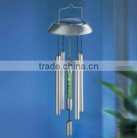 Led solar wind chimes light indoor decorative