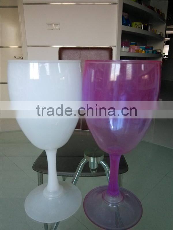 250ml Plastic Goblet , Plastic Champagne Cup, Plastic Flute