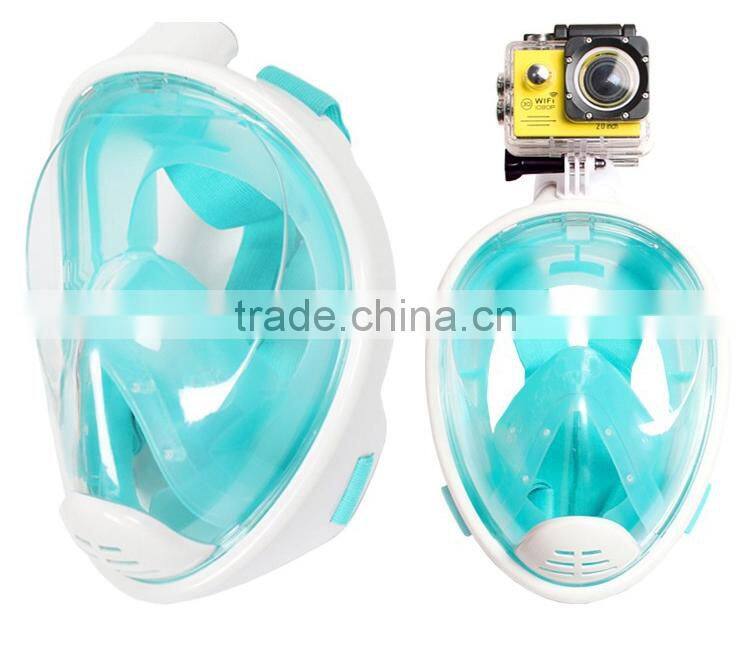 2017 Hot-selling Children/Adult Full Dry Diving Mask, Magic Swimming Diving Snorkel With Gopro Housing