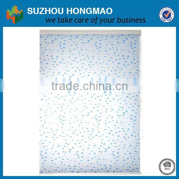 with hooks PEVA shower curtain