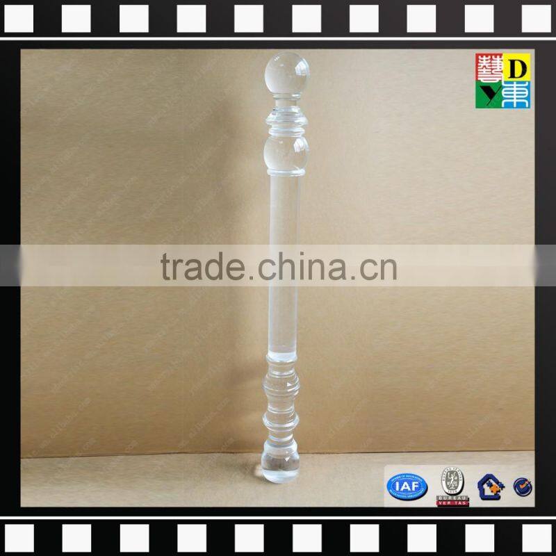 Customzied plastic clear acrylic furniture legs from china manufacturer