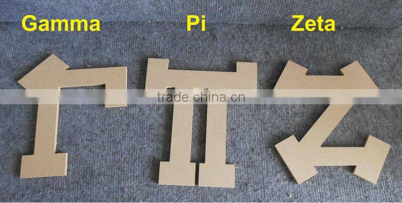 customized natural wood MDF alphabet letters
