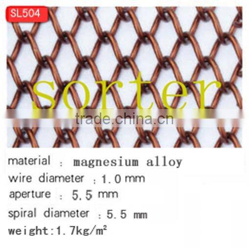 wire mesh curtain metal coil drapery for room divider