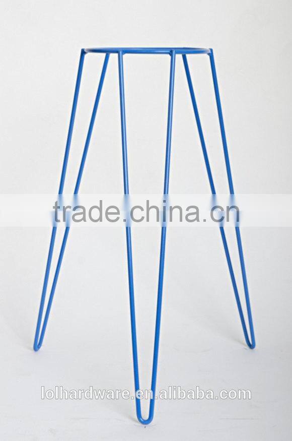 Indoor outdoor garden metal wire flower pot plant stand