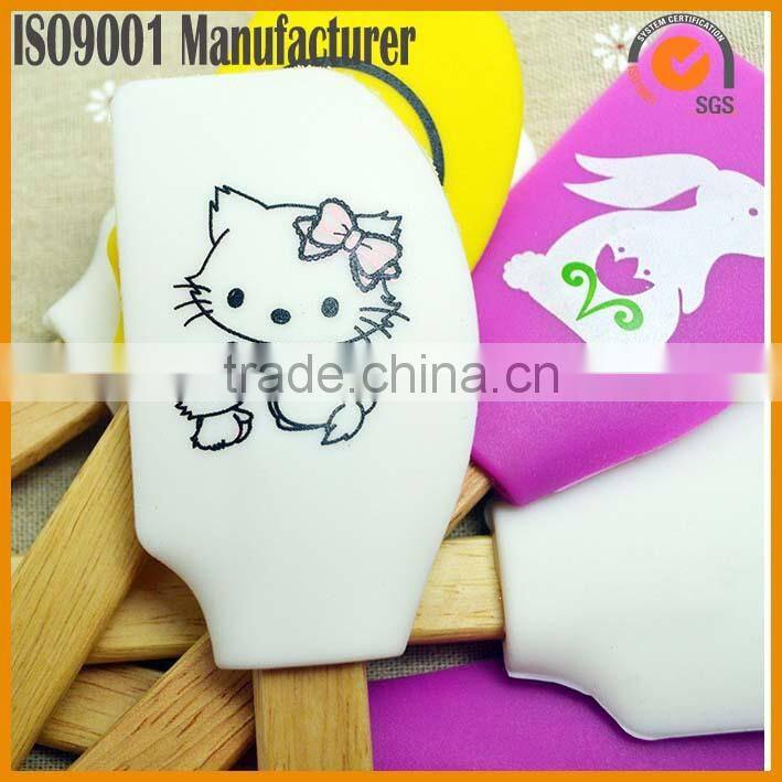 silicone spatula head with wooden/plastic/stainless steel handle