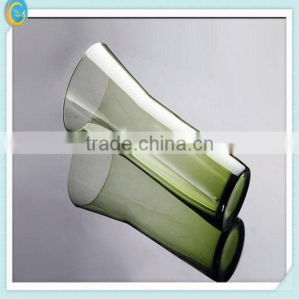 colorful cylinder glass vase