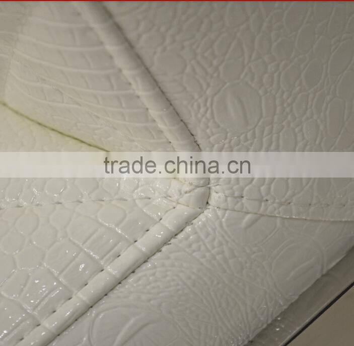 B8020 cheap pu cushion stainless steel cafe dining chair