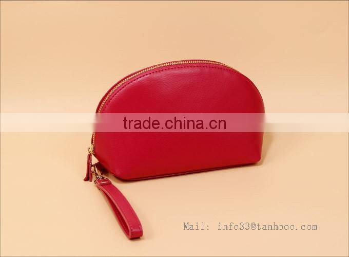 Personalized A++++ soft leather cosmetic bag ,pvc cosmetic bag with cheaper price beauty fashion make up bag