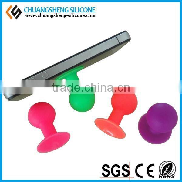 Wholesale customer logo silicone portable promotional gift mobile phone sticker
