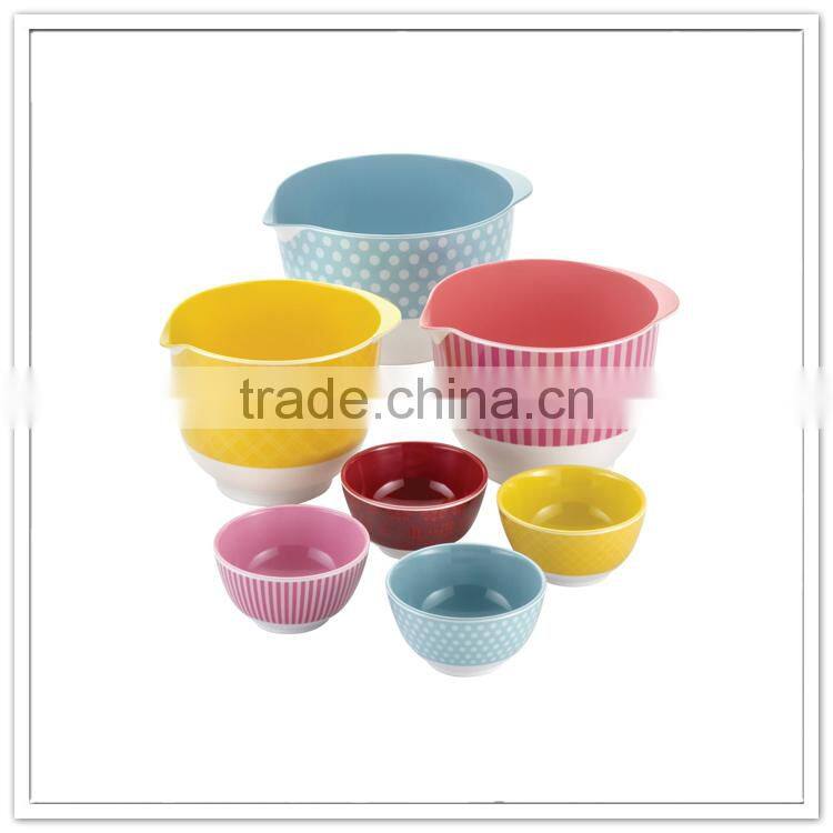 Funny candy color beautiful resumable wholesale melamine 32oz plastic soup container