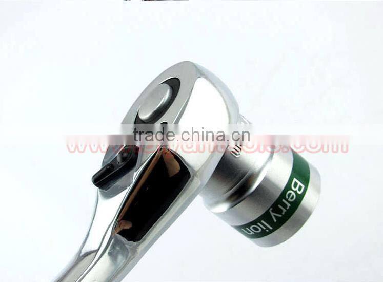 1/2" 3/8" 1/4" Ratchet Wrench (Socket Set) Quick Release wrench 72t Cr-v