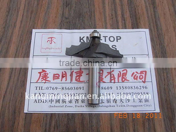 Tungsten carbide router bit-R bit with bearing--single piece double