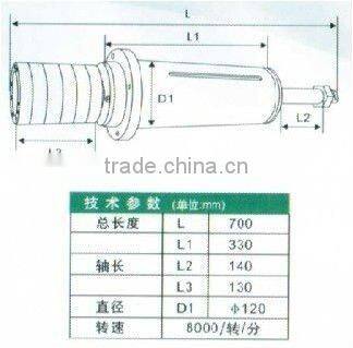 Woodworking machinery accessories comb machine spindle