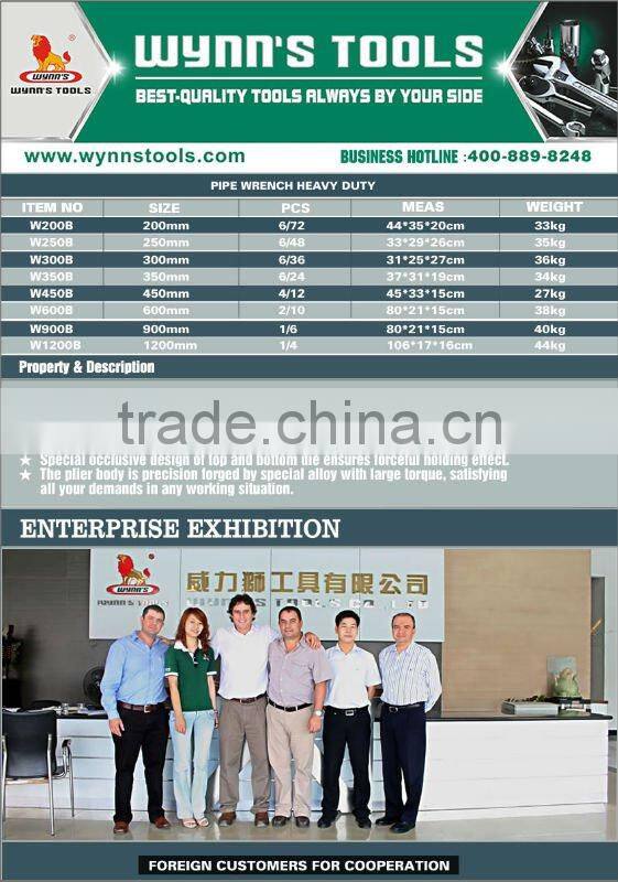 HEAVY DUTY PIPE WRENCH RED